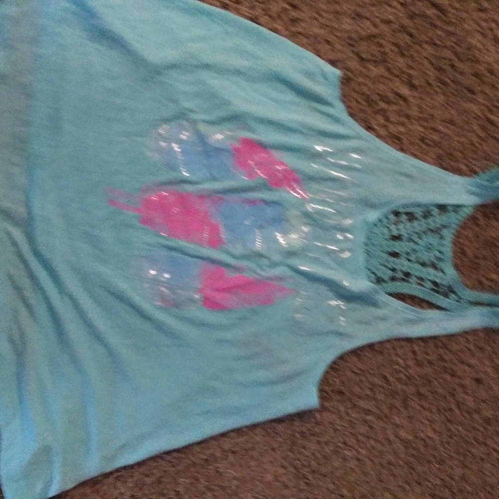 Teal tank top brand new